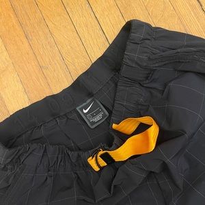 Nike Sportswear Tech Pack Checked Stretch Black Nylon Shorts